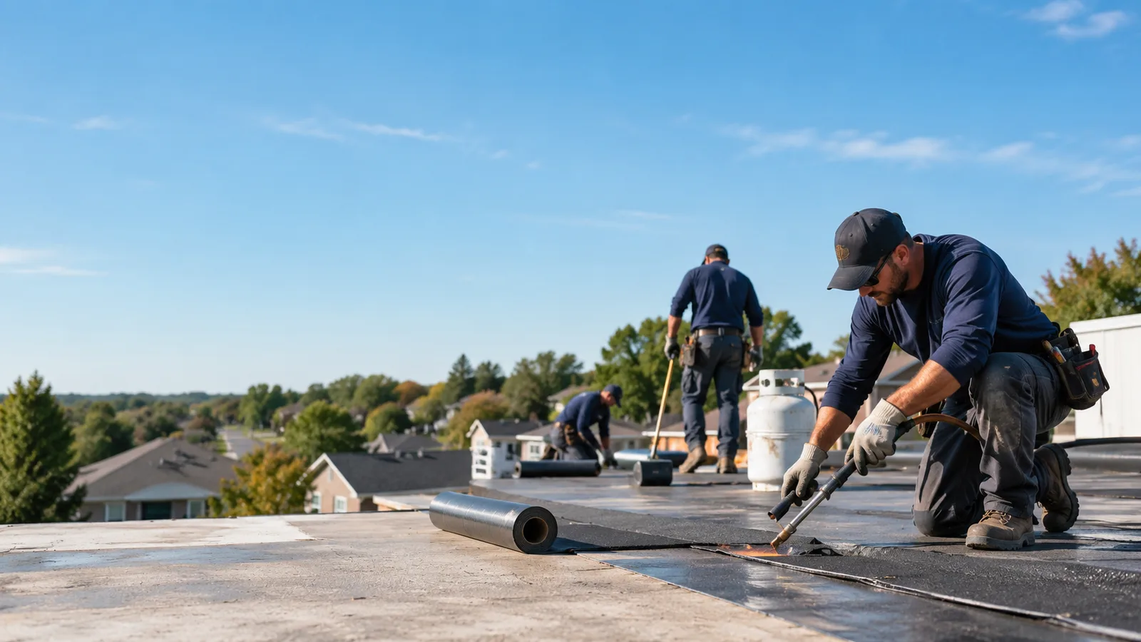 Flat Roof Leak Repair providers in Columbus, IN